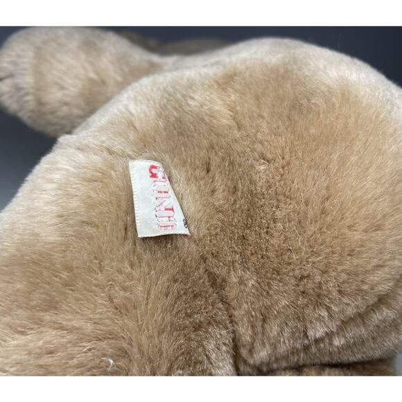 Vintage 1979 Gund Stitch Teddy Bear 16” Brown Tan Stuffed Animal - Picture 11 of 13